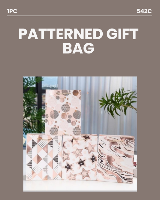 Patterned Gift Bag 542C
