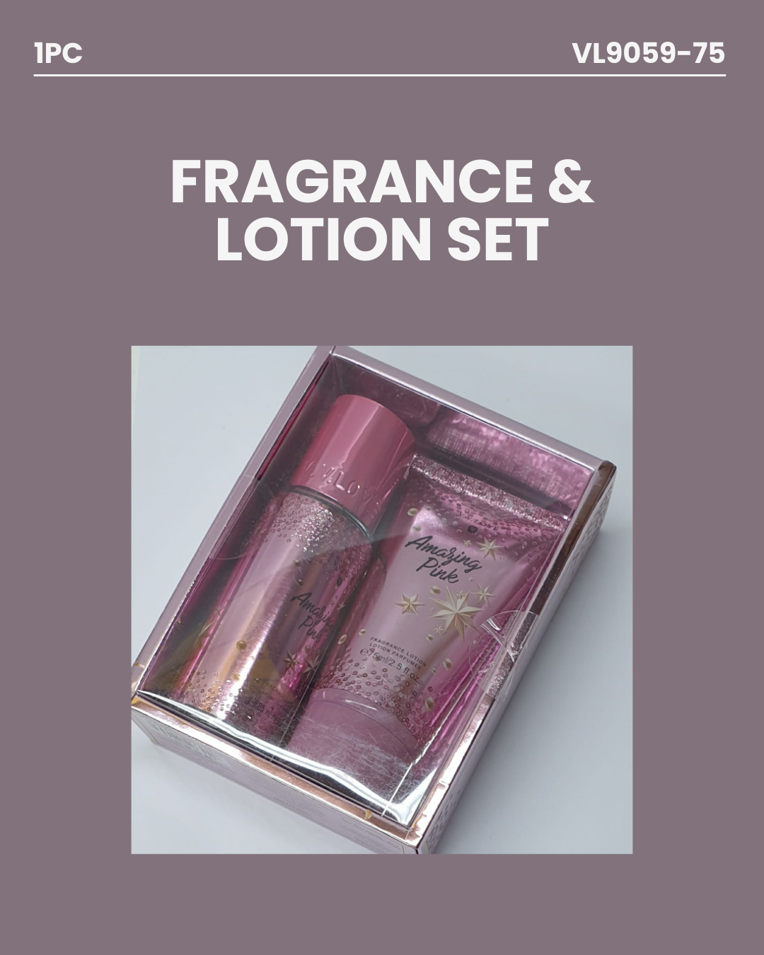Fragrance & Body Lotion Set VL9059-75