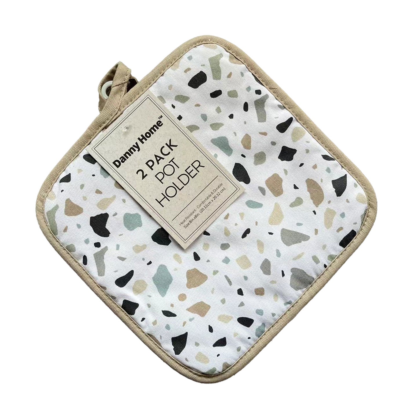 Danny Home 2Pack Square Pot Holders 20cm TW02