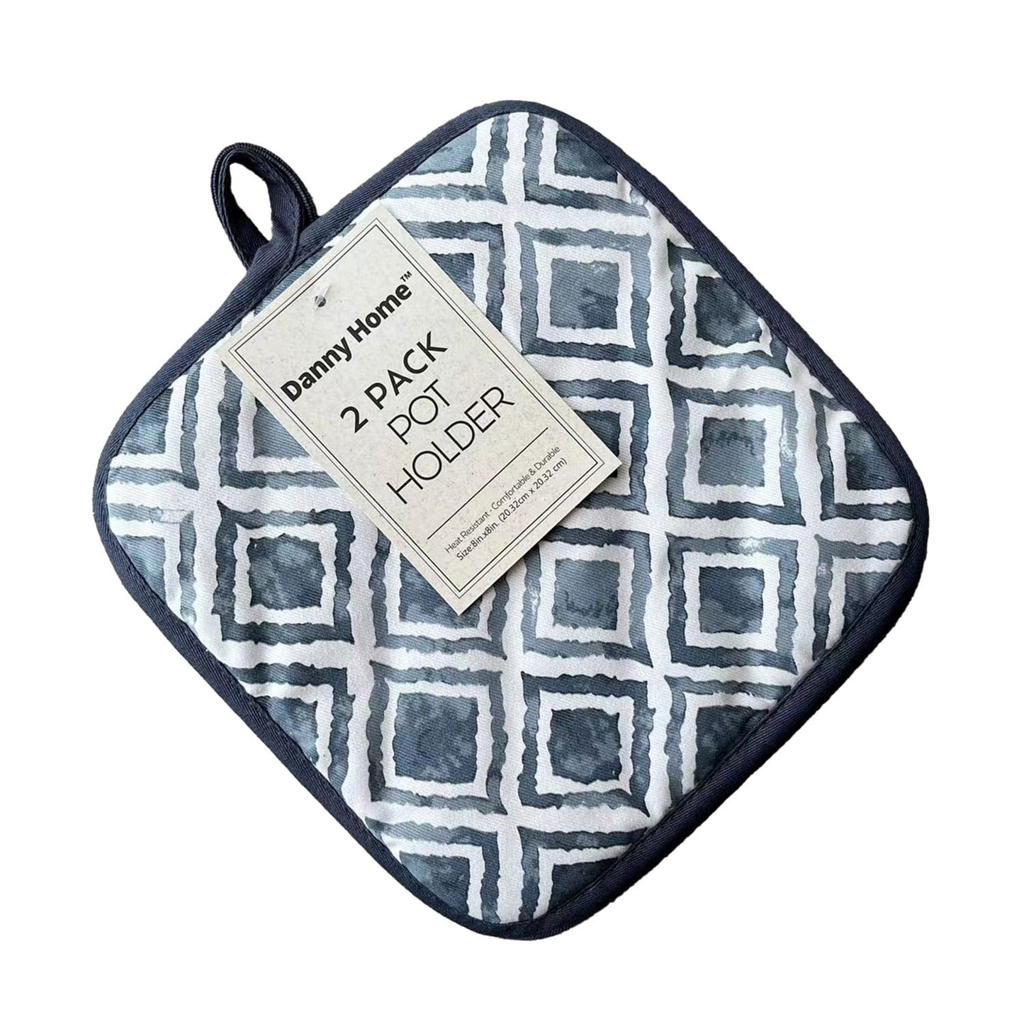 Danny Home 2Pack Square Pot Holders 20cm TW02