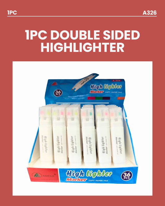 1pc Double Sided Highlighter A326