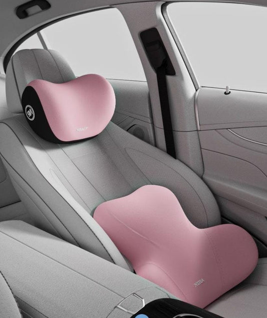Pink Memory Foam Neck &amp; Back Support Pillow AG-97