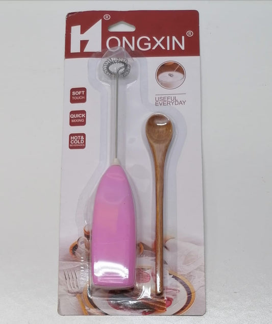 Hongxin Electric Frother With Wooden Spoon  dp-439