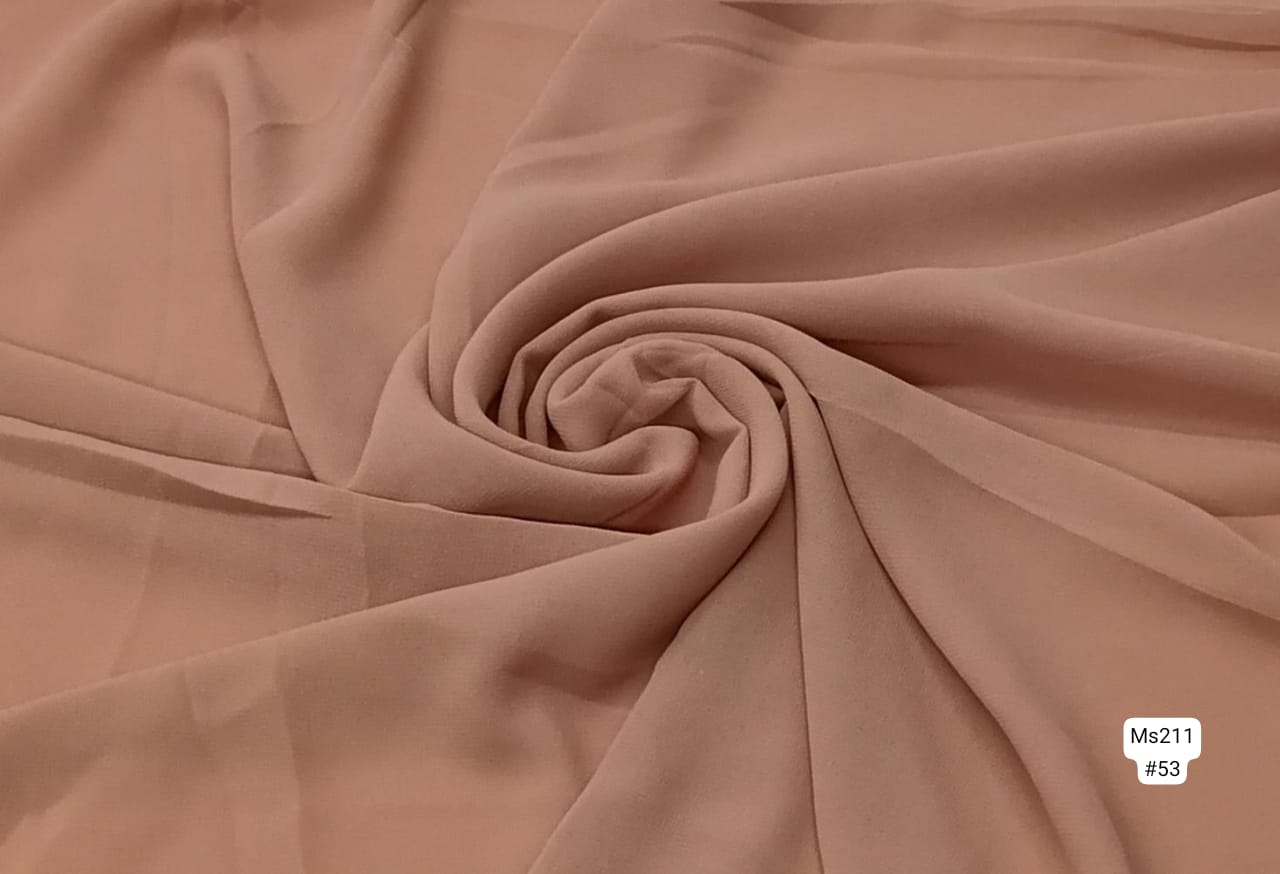 Plain Chiffon Scarf MS211 182X71cm