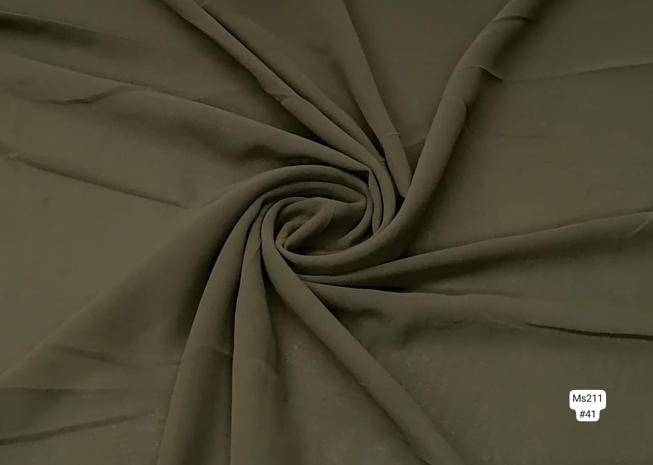 Plain Chiffon Scarf MS211 182X71cm