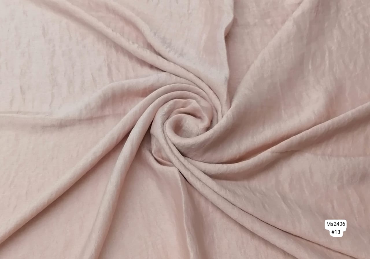 Crushed Pearly Gloss Soft Silk Scarf MS2406