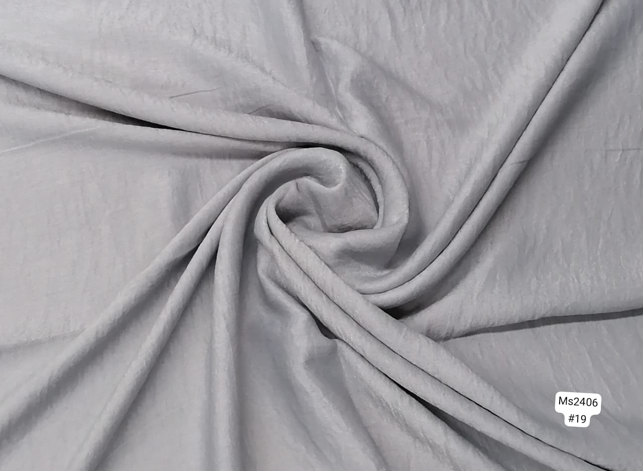 Crushed Pearly Gloss Soft Silk Scarf MS2406
