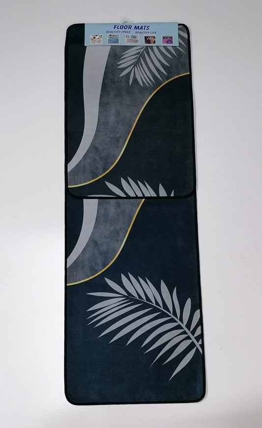 2pc Kitchen/Bathroom Mat 40x60 + 40x120cm