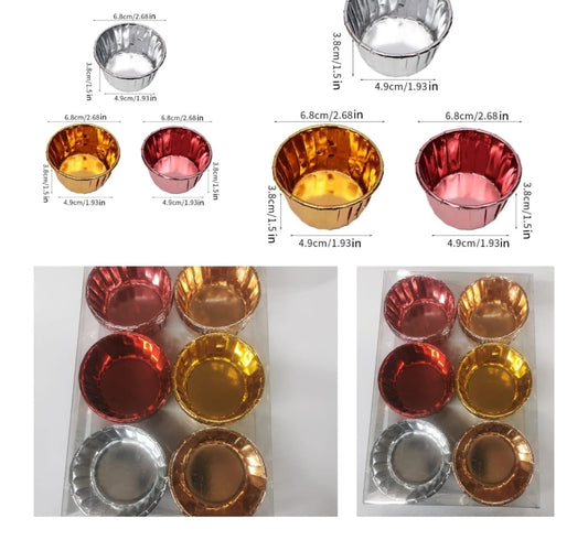 24pc Cup Cake Foil L3126