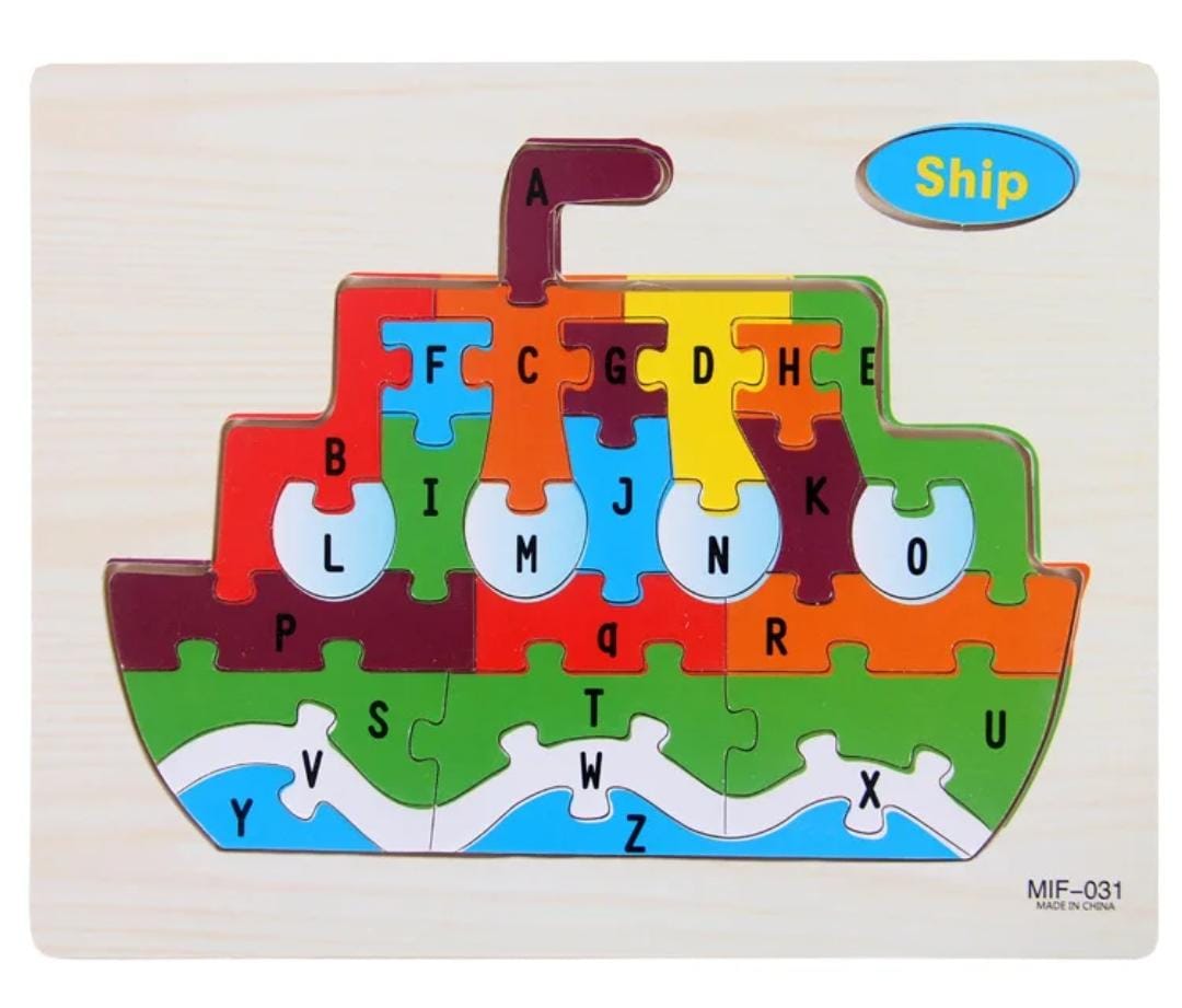 Wooden Alphabet Puzzle AY-336