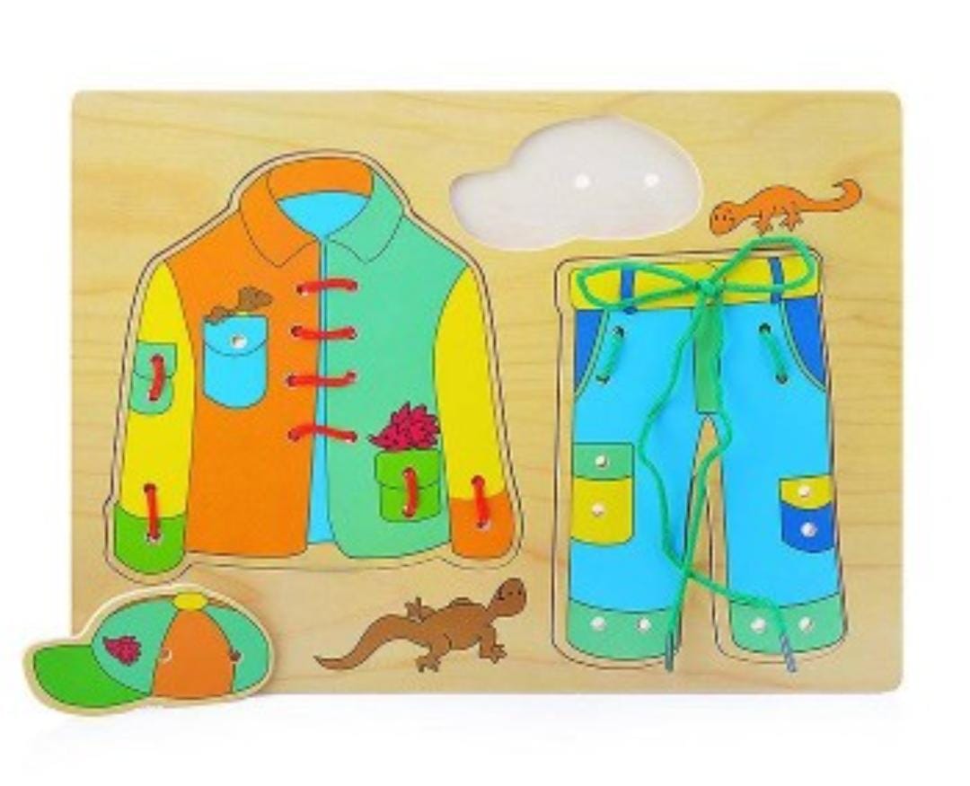 Wooden Clothes Puzzle N204127