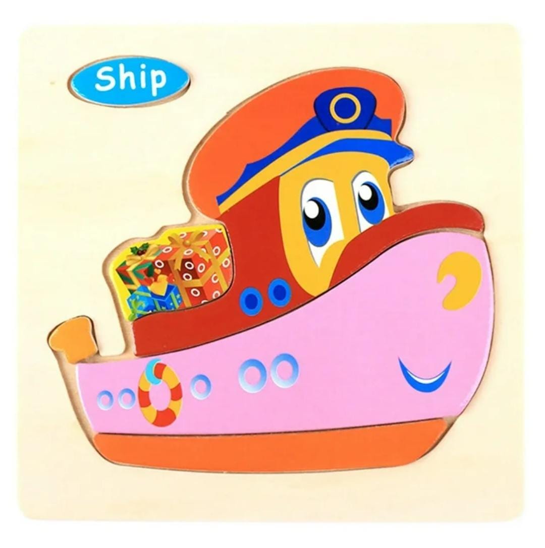 Kids Wooden Puzzle Jigsaw AY-337