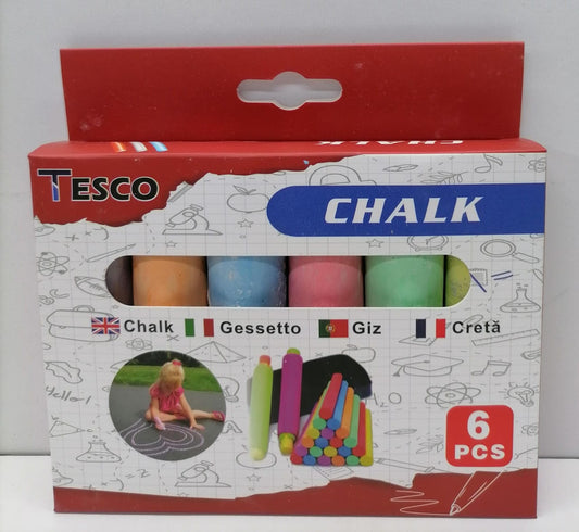 6PC Tesco Chalk 2408-62