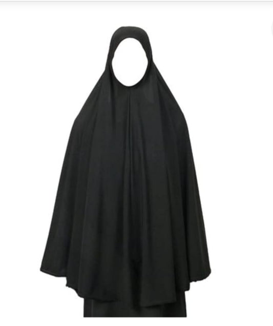 knee Length Black Burqas 7070