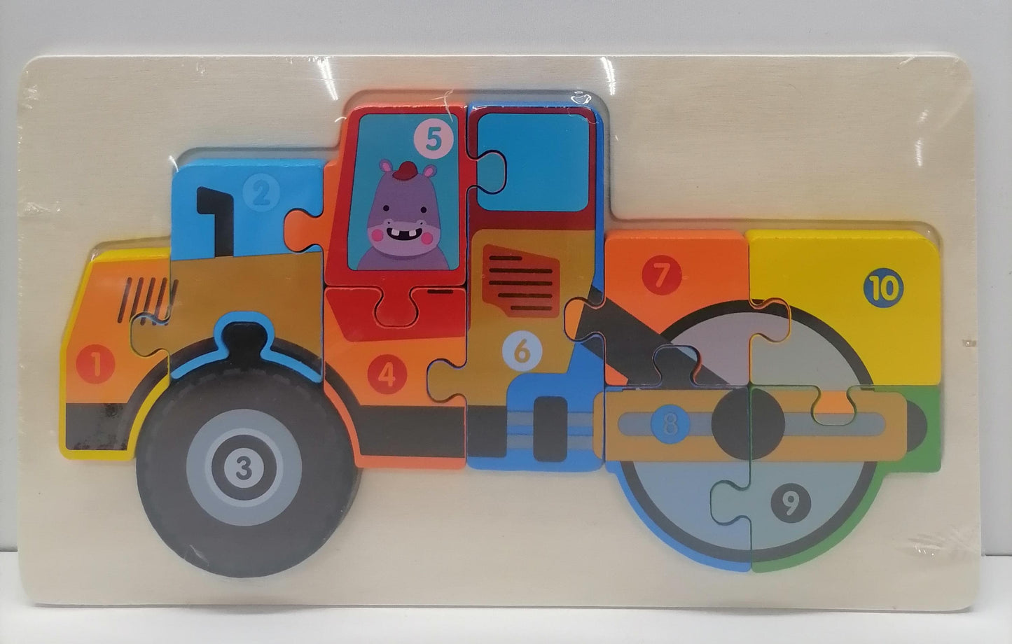 Wooden Numbers Puzzle AY-349