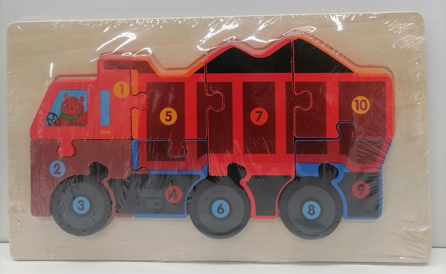 Wooden Numbers Puzzle AY-349