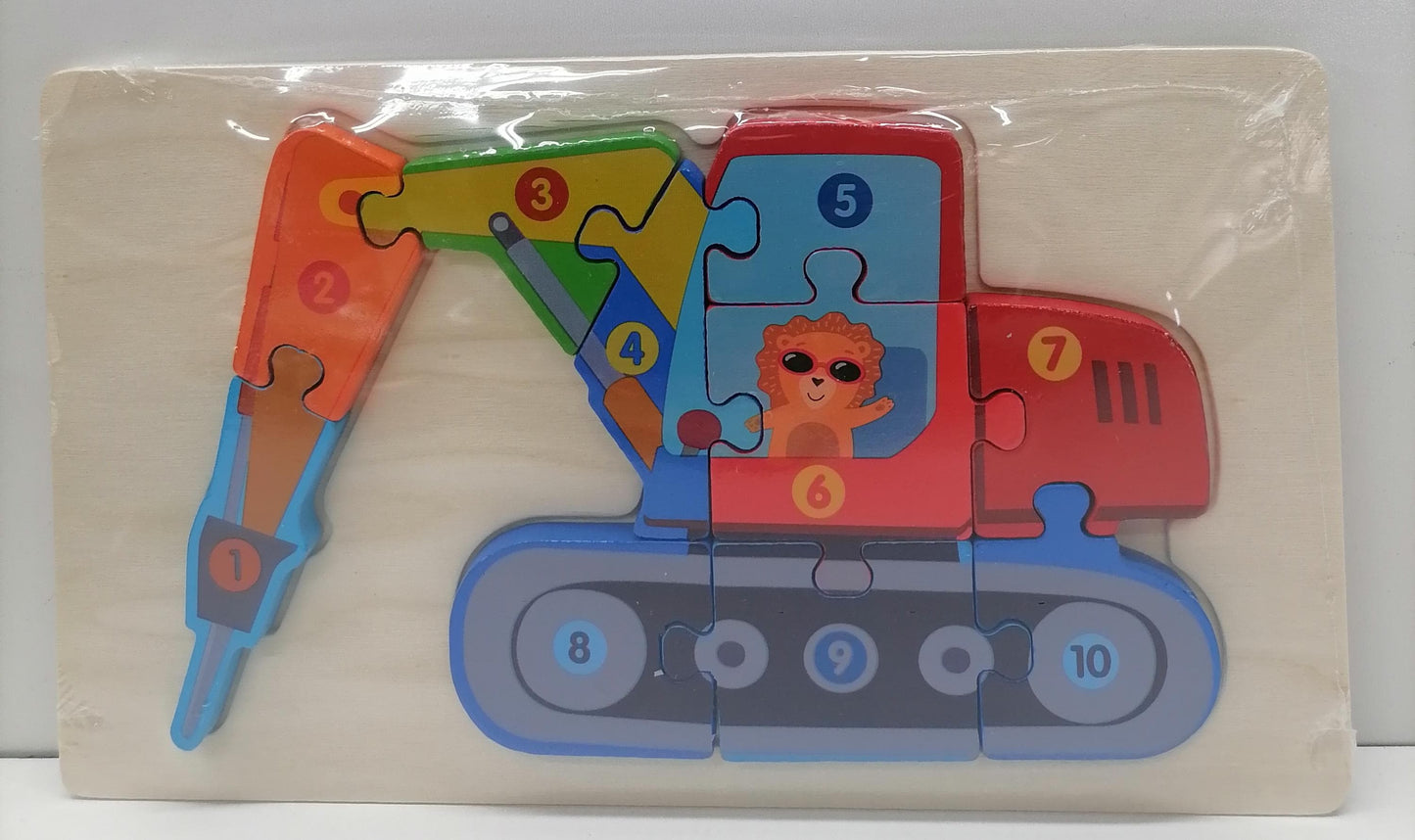 Wooden Numbers Puzzle AY-349