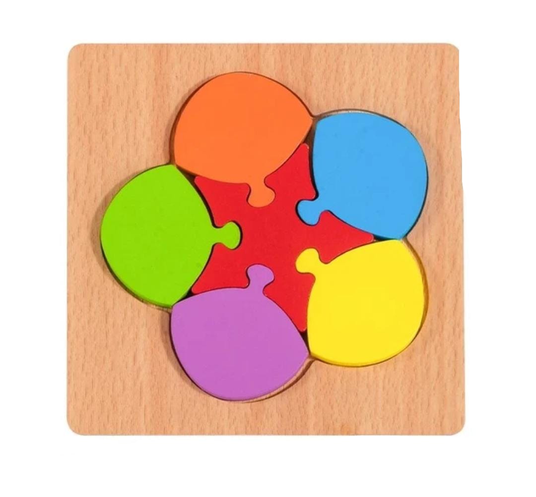 Wooden Puzzle 6pce  3331