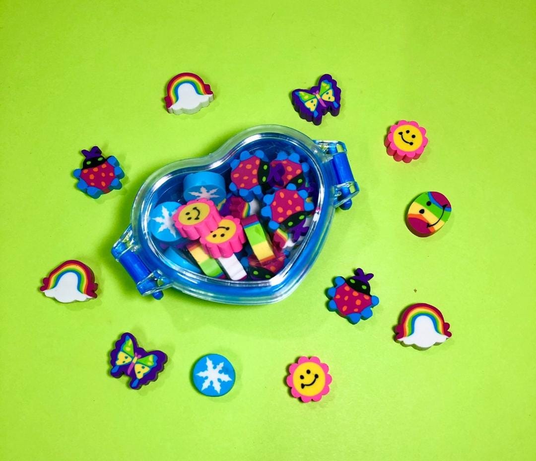 Fruits in Heart Mini Eraser 0935