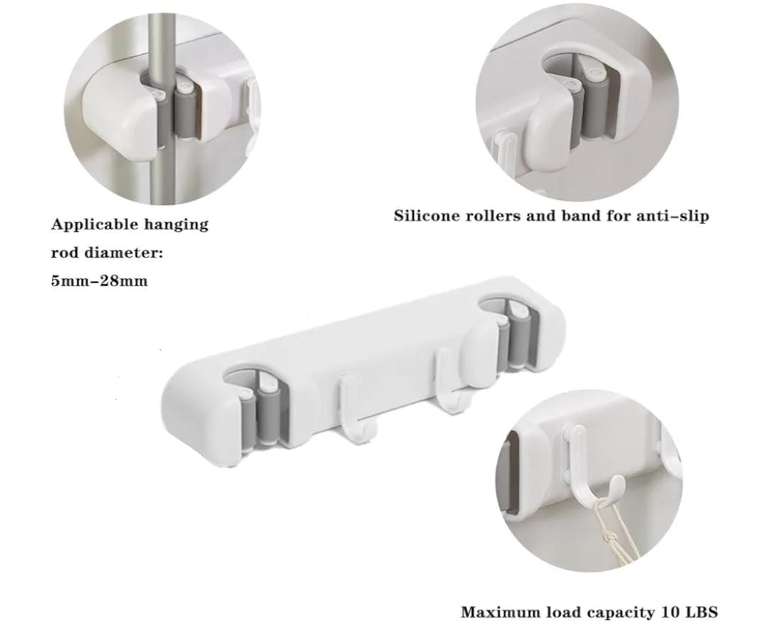 Multifunctional Mop Broom Holder26x5cm RV-181