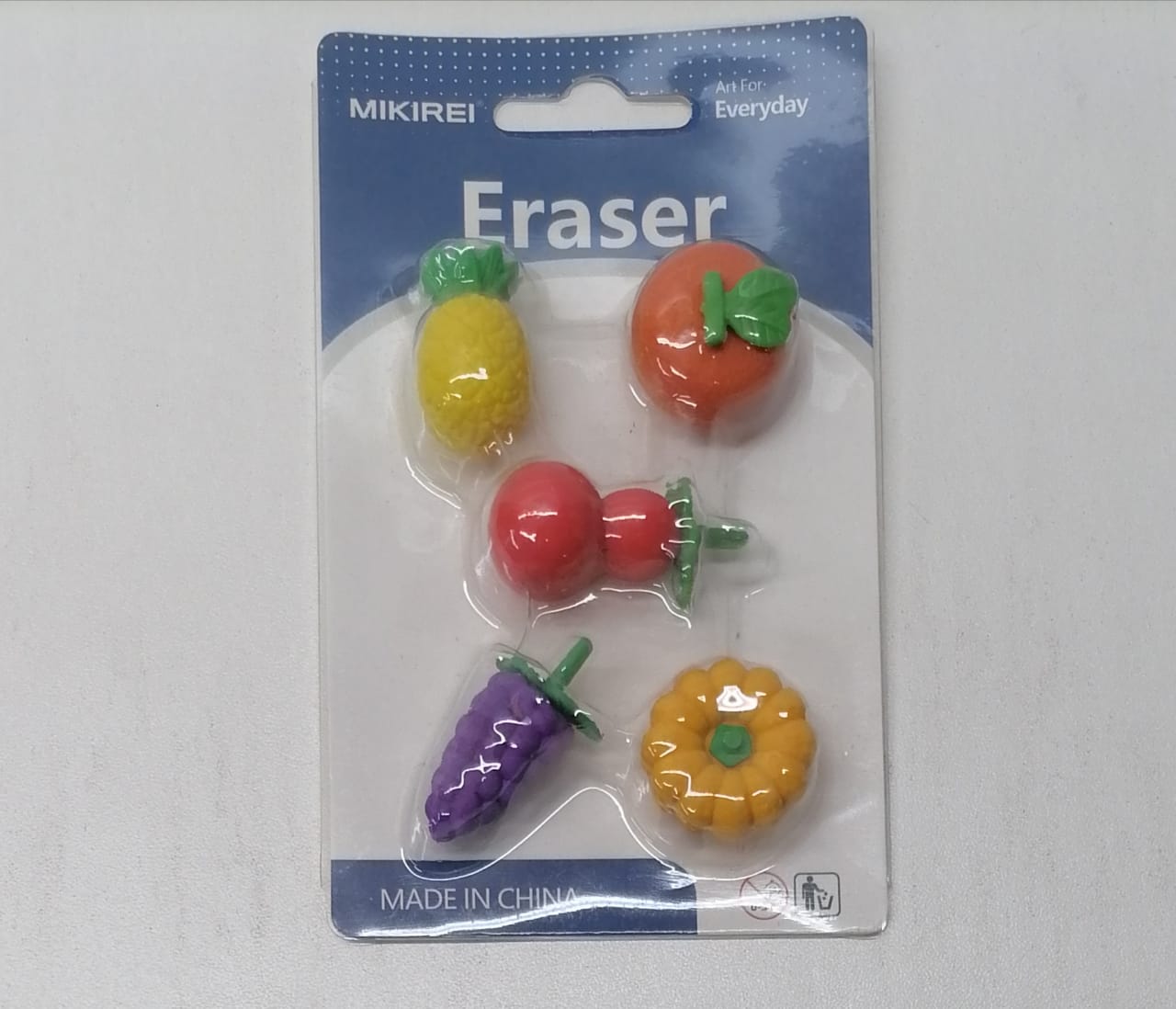 5pc Mikirei Eraser Set XP-1038