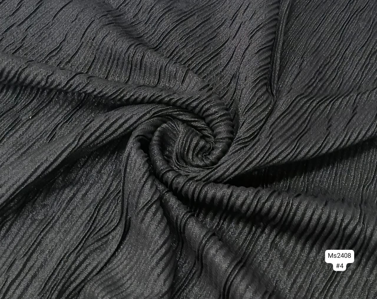 Pleated Chiffon Plain Scarf MS2408