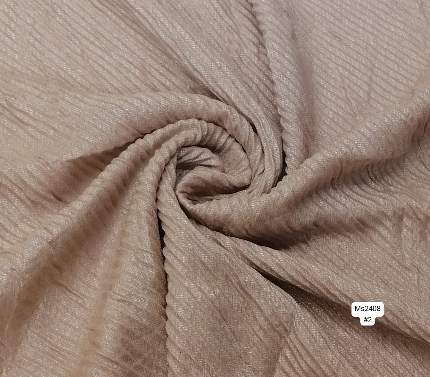 Pleated Chiffon Plain Scarf MS2408