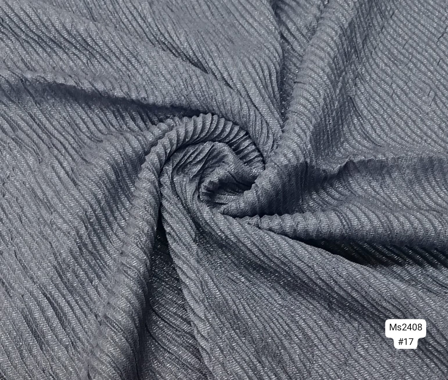 Pleated Chiffon Plain Scarf MS2408