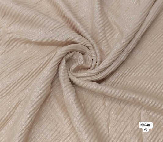 Pleated Chiffon Plain Scarf MS2408
