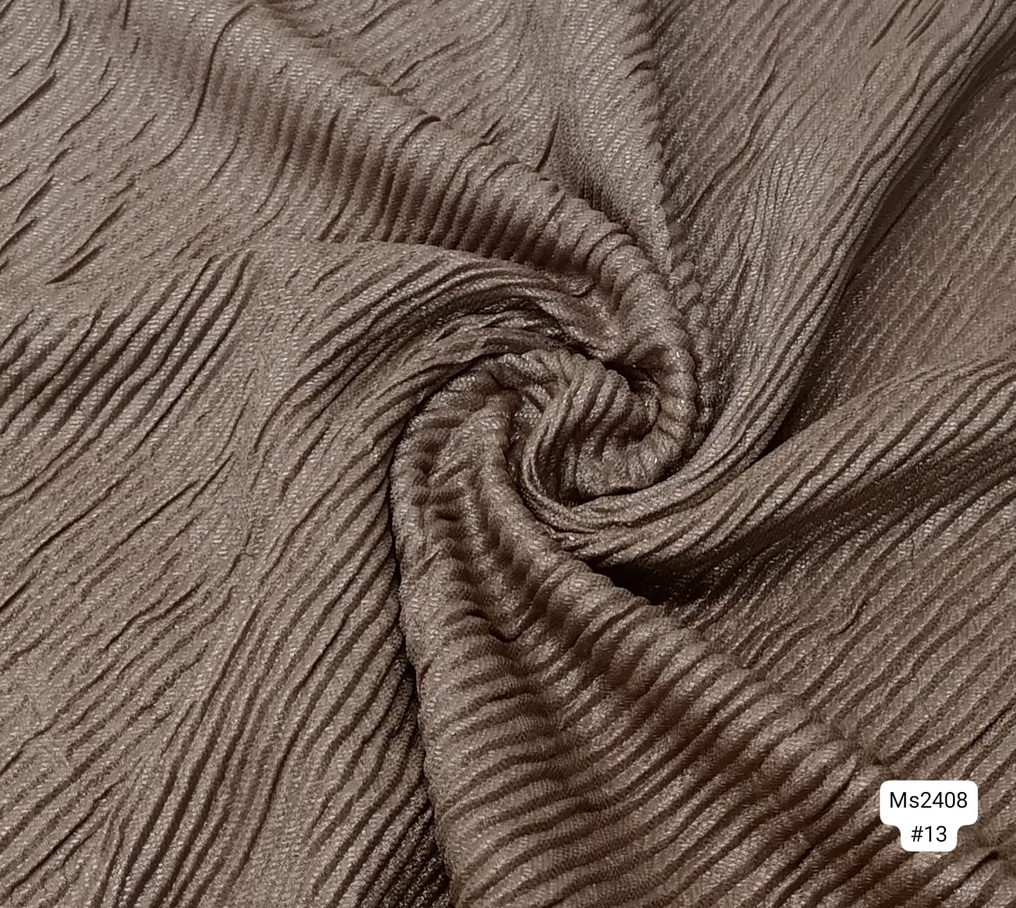 Pleated Chiffon Plain Scarf MS2408