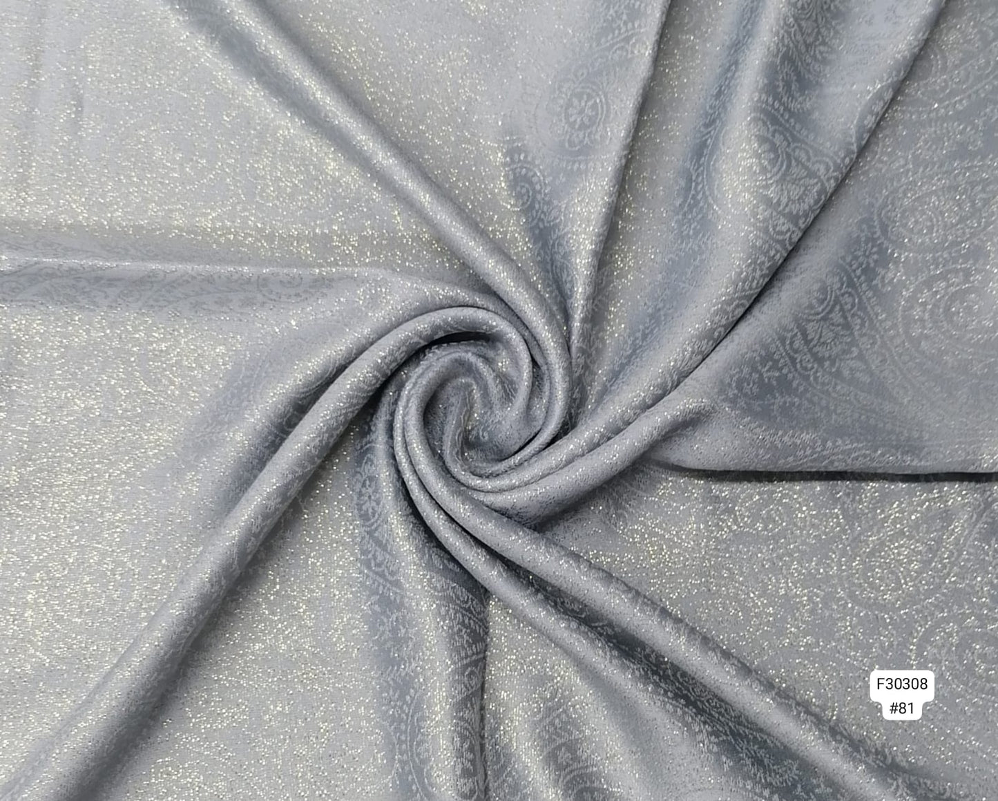 Shimmer Paisley Embossed Scarf F30308