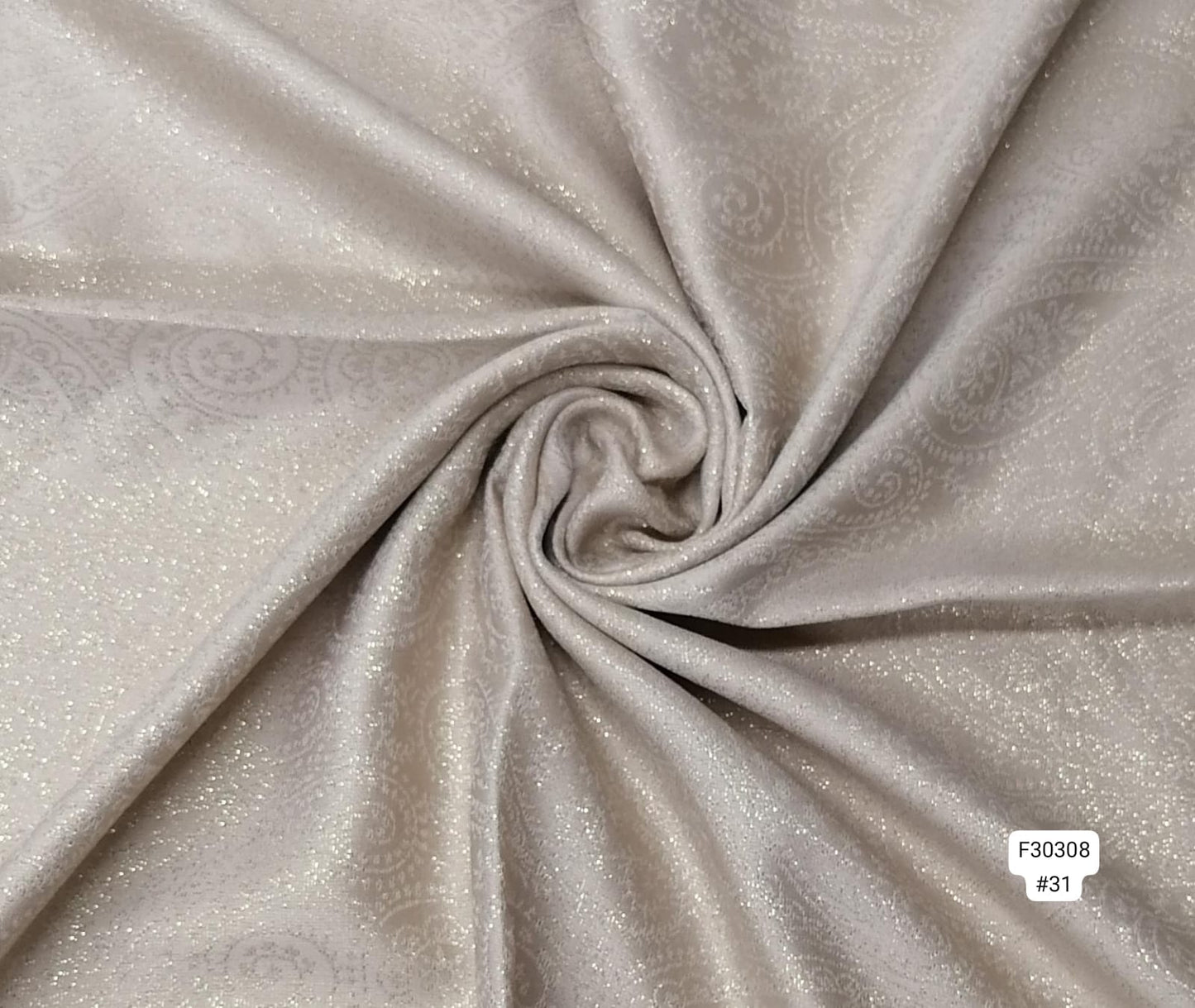 Shimmer Paisley Embossed Scarf F30308