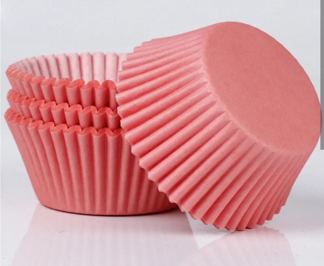 100pc Plain Muffin Cup Cake Liners 0900 5x2.5cm
