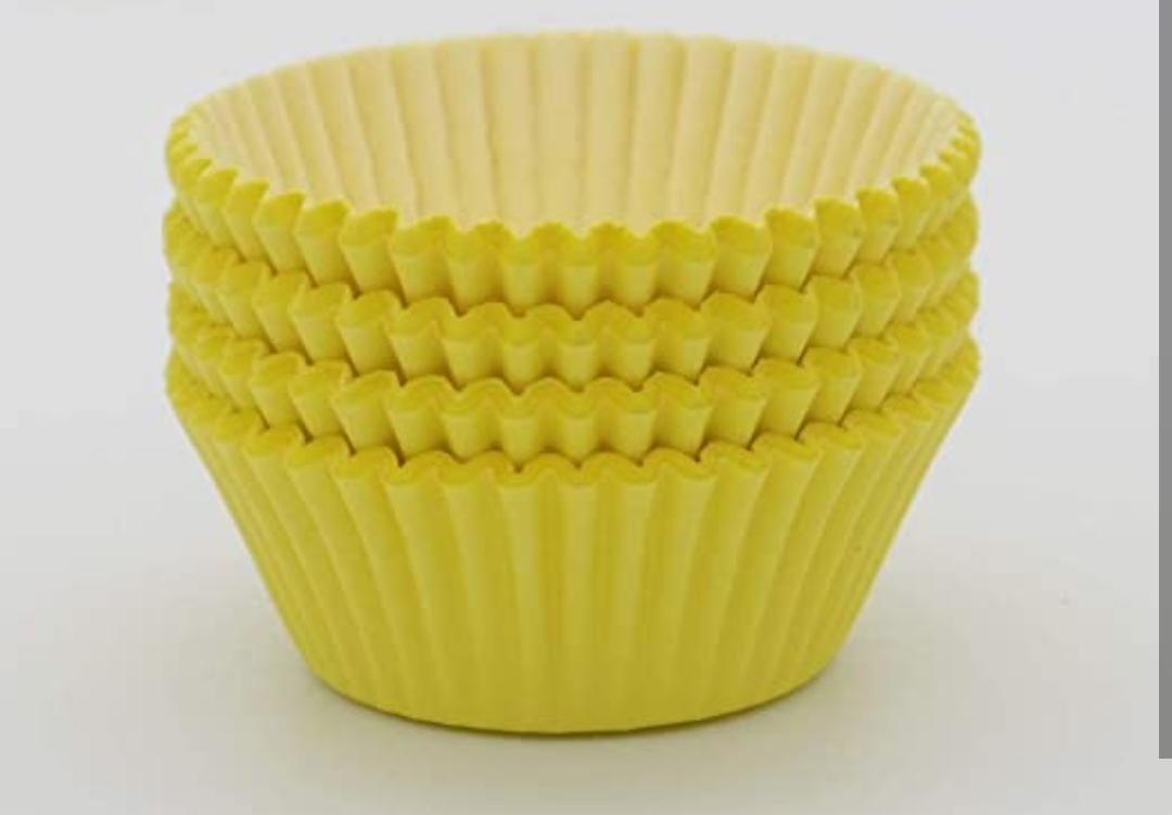 100pc Plain Muffin Cup Cake Liners 0900 5x2.5cm