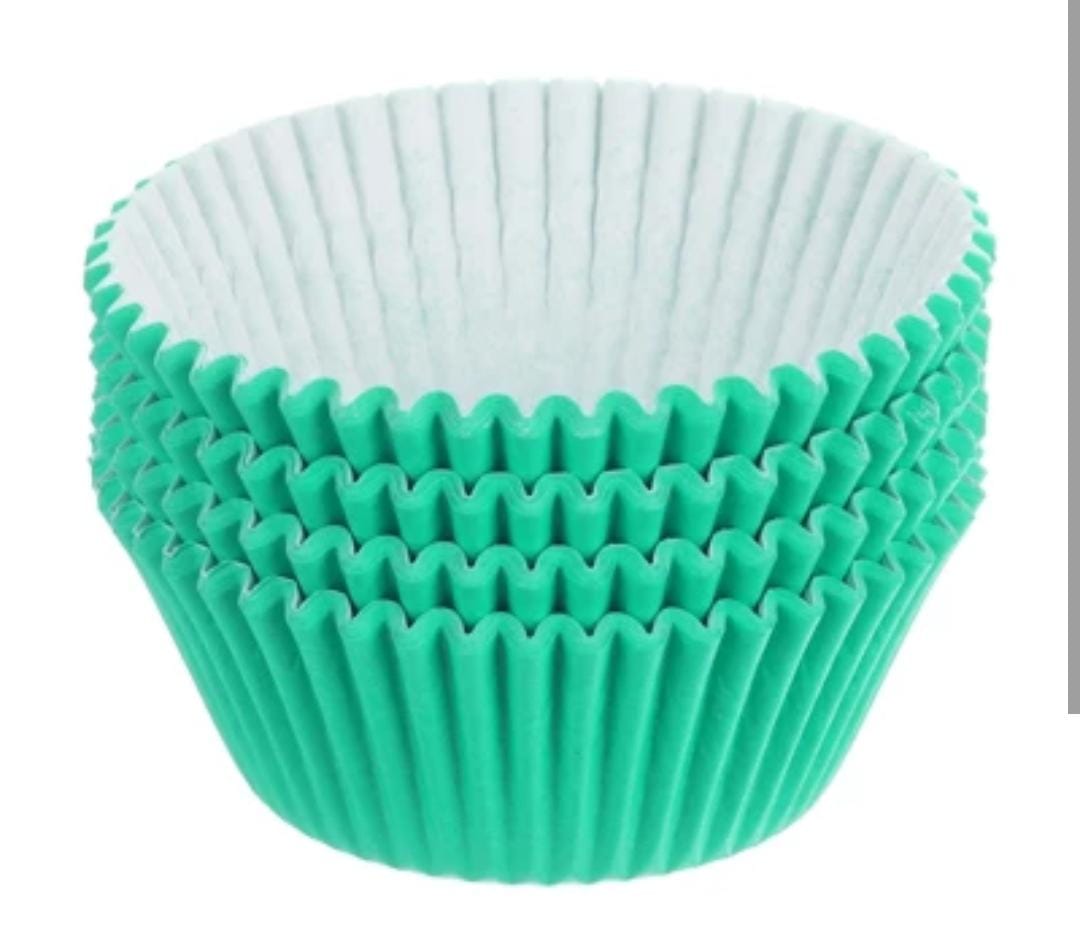 100pc Plain Muffin Cup Cake Liners 0900 5x2.5cm