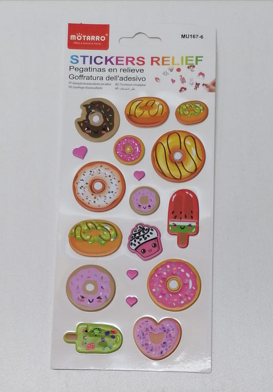 Motarro Stickers Relief MU167-6