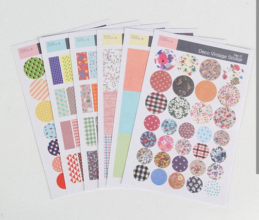 Deco Vintage Stickers Ver.2