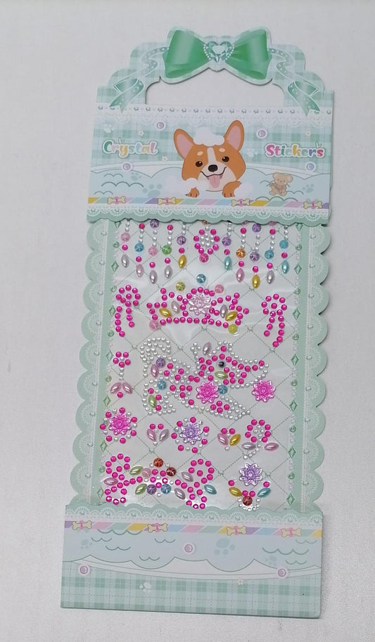 Crystal Stickers Green Card 8081