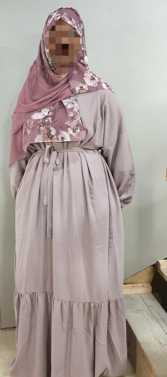 Closed Airflow Abaya W/belt AFW-234
