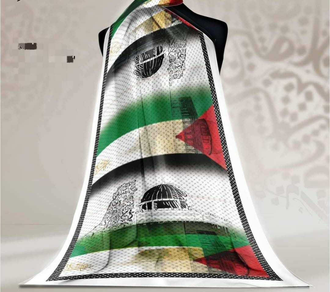 Palestine Design Chiffon Scarf MS2606 184x74cm