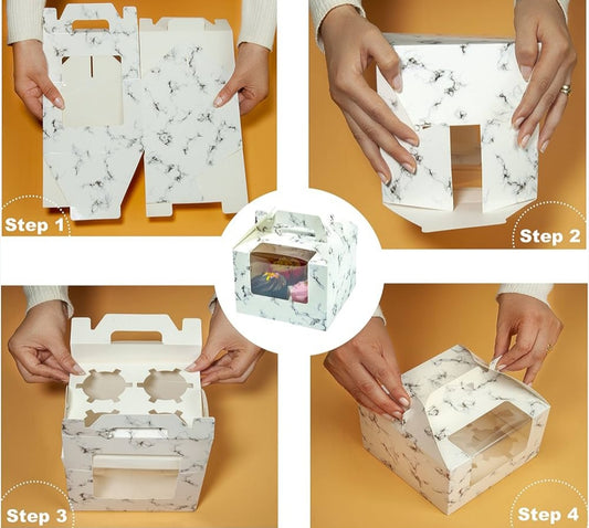 3Pc Lets Party Gift Box  16x16x10cm 1047
