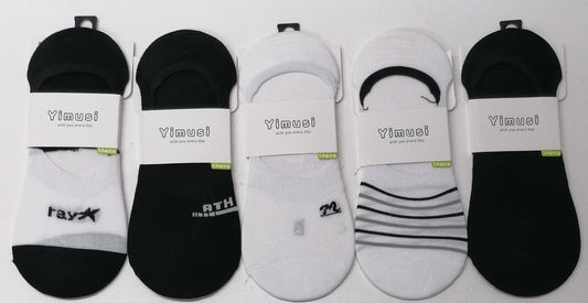 Secret Socks - M5634 Black and White