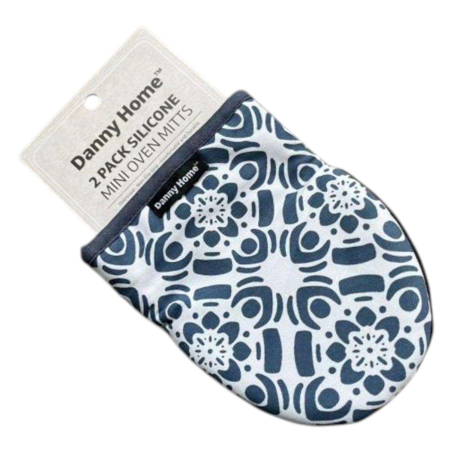 2PC Silicone Mini Oven Mitts  Glove 19x14cm KG01