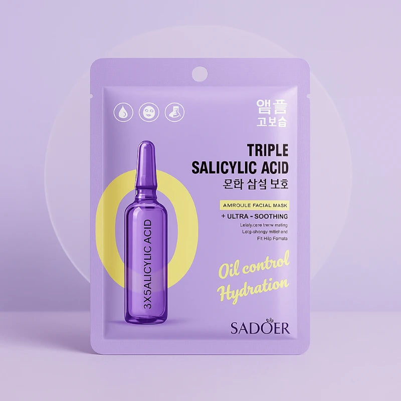 SADOER AMPOULE FACIAL MASK ULTRA SOOTHING 25ml - TRIPLE SALICYLIC ACID