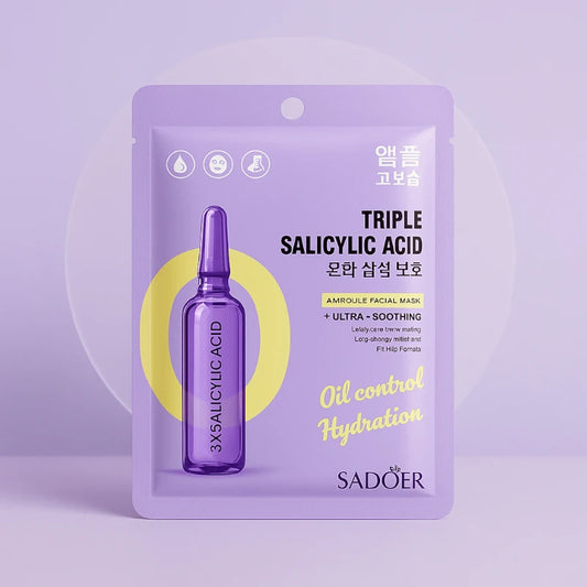 SADOER AMPOULE FACIAL MASK ULTRA SOOTHING 25ml - TRIPLE SALICYLIC ACID