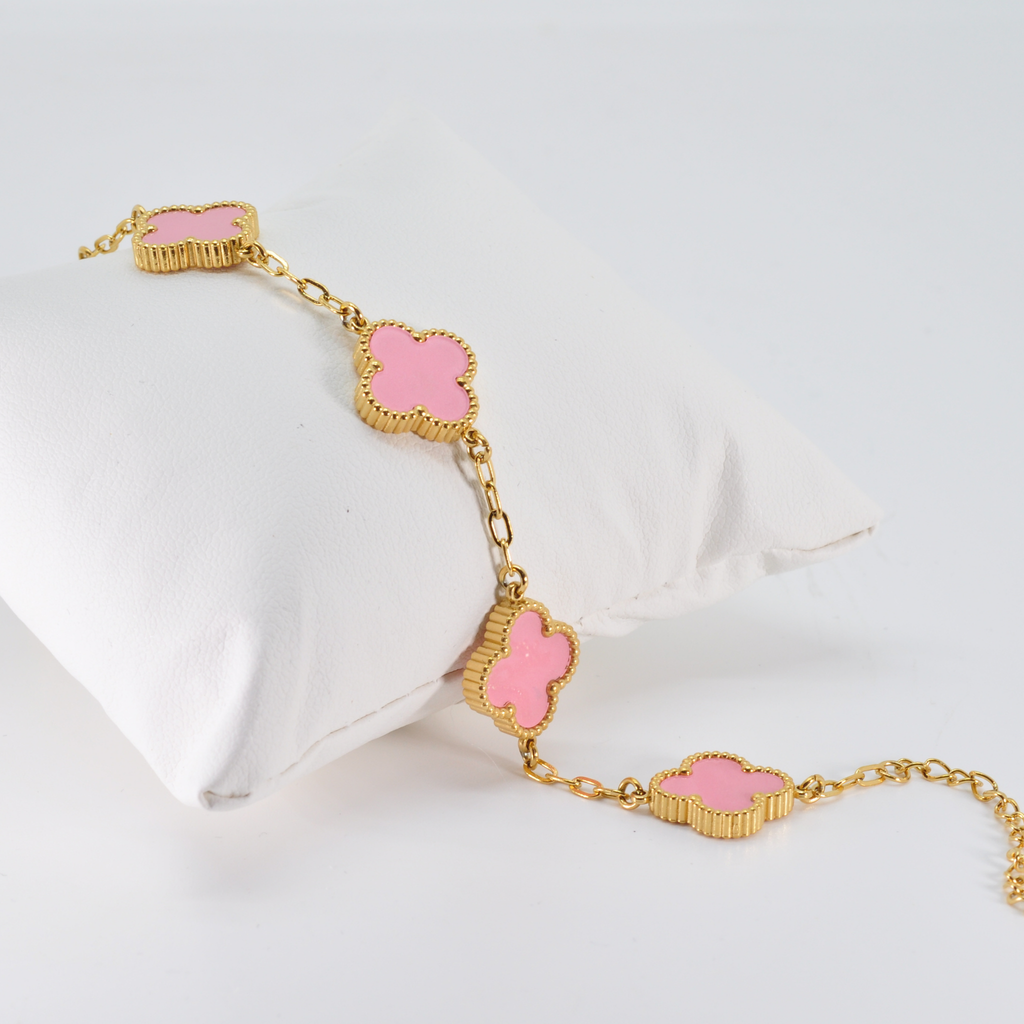 Gold Clover Bracelet PSZ002