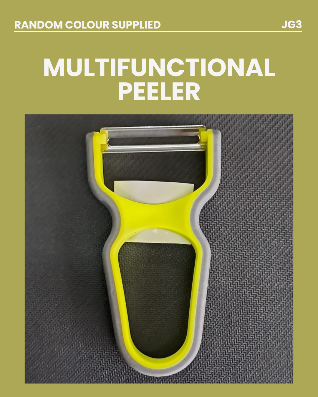 1pc Multifunctional Peeler JG3 COLOUR RANDOM