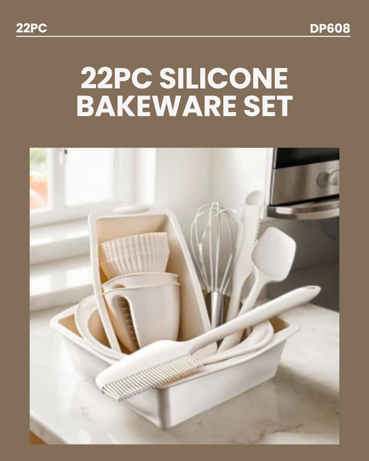 22pc Silicone Baking Set DP608