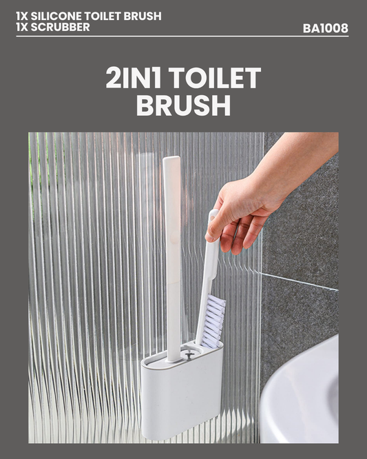 2in1 Toilet Brush BA1008