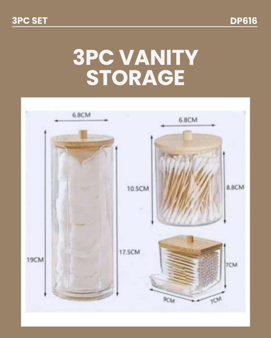 3pc Vanity Storage DP616